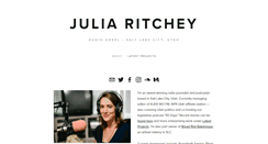 Desktop Screenshot of juliaritchey.com