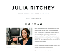 Tablet Screenshot of juliaritchey.com